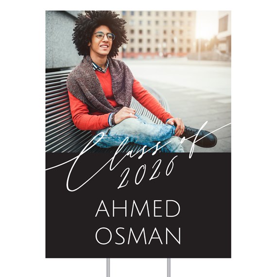 customizable text area with photo placeholder