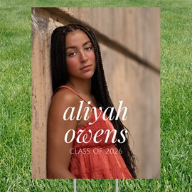 Front and Center - Graduation Party Yard Sign