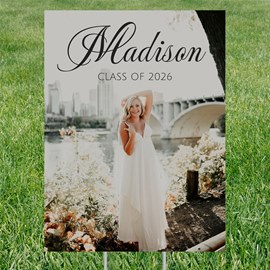 Mixed Type - Graduation Party Yard Sign