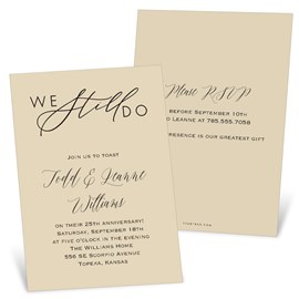 Still Do - Anniversary Invitations