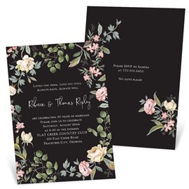 Vintage Garden - Anniversary Invitations