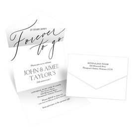 Forever to Go - Anniversary Invitations