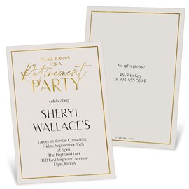 Retirement - Retirement Party Invitations