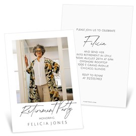 Retiree - Retirement Party Invitations