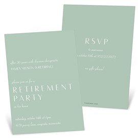 Retirement Celebration - Retirement Party Invitations