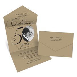 Celebrating - Seal & Send Anniversary Invitations