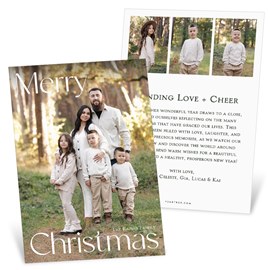 Staggered Text - Christmas Card
