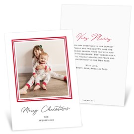 Festive Border - Christmas Card