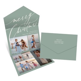 Calligraphy Script - Seal & Send Christmas Card