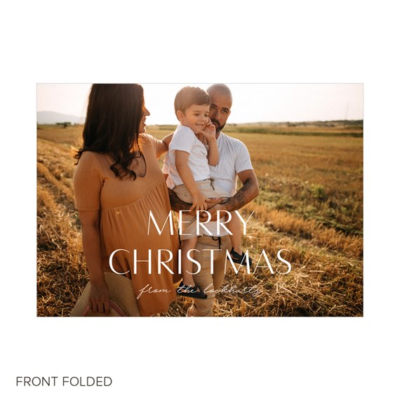 customizable text area with 'MERRY CHRISTMAS' and 'from the lookhatsy'