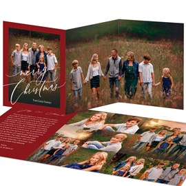 Merry Calligraphy - Christmas Card