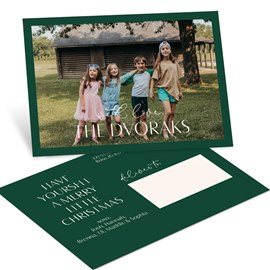 Family Name - Christmas Postcard