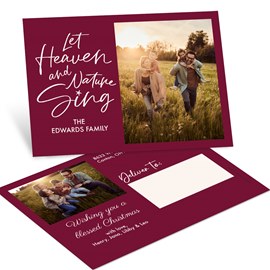 The Heavens Rejoice - Christmas Postcard