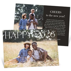 Happiest Year - New Year Card