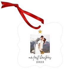 Couples Christmas - Metal Ornament