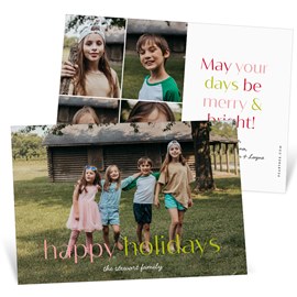 Bold and Bright - Christmas Card