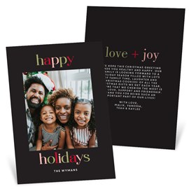 Bright Statement - Christmas Card