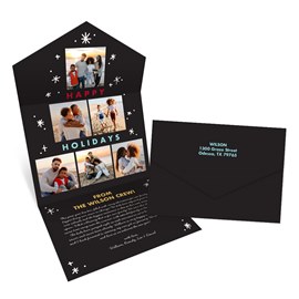 Photo Rows - Seal & Send Christmas Card