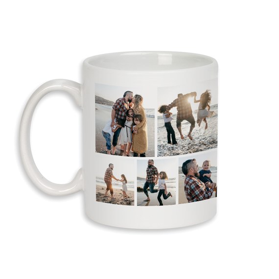 ceramic mug with photo placeholders