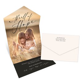 A Thrill Of Hope - Seal & Send Christmas Card