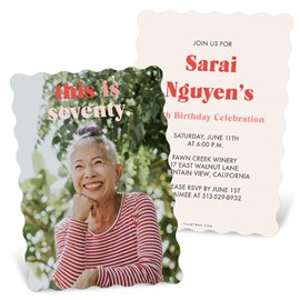 Modern Age - Birthday Party Invitation