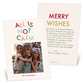 Not Calm - Christmas Card