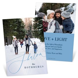 Shalom - Hanukkah Card