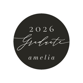 Beautiful Script - Graduation Envelope Seals