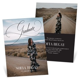 Scrawling Graduate - Graduation Announcements