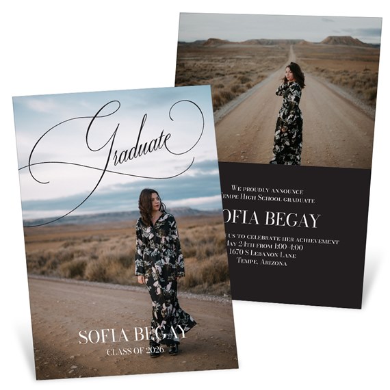 customizable text area with photo placeholder