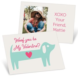 Woof - Classroom Valentines