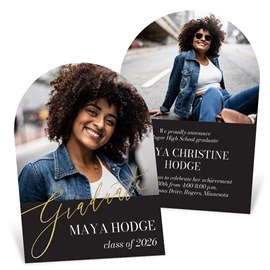 Shining Grad - Graduation Invitations