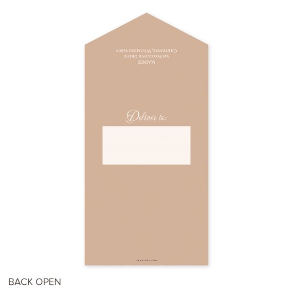 graduation invitation with address area