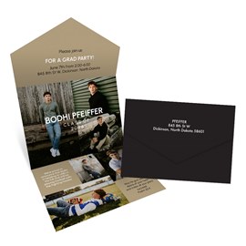 Simple Collage - Seal & Send Graduation Invitations