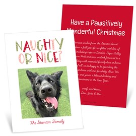 Naughty or Nice - Christmas Card
