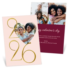 Heart Year - Valentine's Day Card