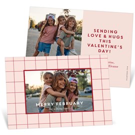 Sweet Plaid - Valentine's Day Card