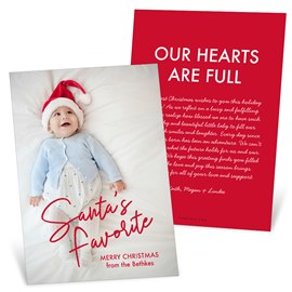 Santa's Favorite - Christmas Card