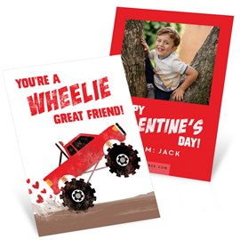 Wheelie Great - Classroom Valentines