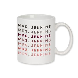 Ombre Name - Ceramic Mug