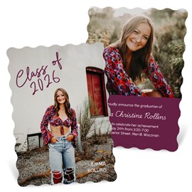 Trendy Type - Graduation Invitations