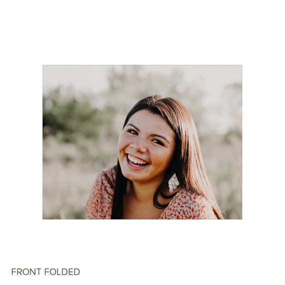 graduation party invitation with calligraphy and floral accents, customizable text area