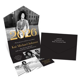 Bold Year - Seal & Send Graduation Invitations