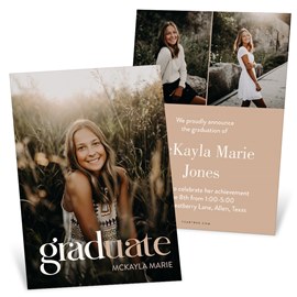 Tonal Grad - Graduation Party Invitations