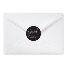Elegant Grad - Graduation Envelope Seals