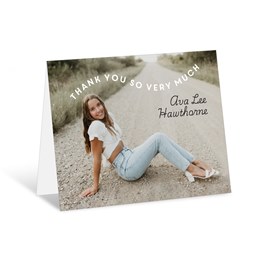 Graduate Curve - Thank You Card