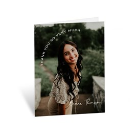 Minimal Type - Thank You Card