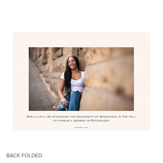 photo placeholder with text area below