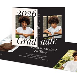 Split Text - Graduation Party Invitations