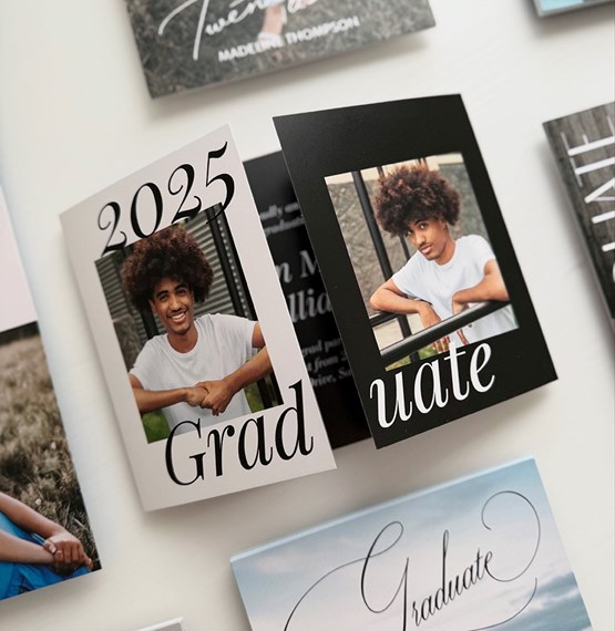 graduation invitations with photo placeholders